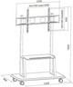 Підлогова стійка TECHly 55 - 120" 105582 (8051128105582) - зображення 4