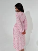 Жіноча сукня міді в квіти Uaclothes 42 Пудровий (like38031-184631360) - изображение 7