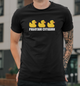 Мужская футболка B&C Collection с принтом Утки Работаю Сутками S Белый - изображение 3