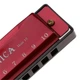 Губная гармошка Harmonica Блюзовая Красная - изображение 4