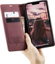 Чохол книжка з магнітом для iPhone 15 Plus CaseMe Wine (39139-42) - зображення 4