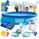Басейн надувний 15в1 INTEX 28132, 366 x 76 см + машина для створення бульбашок - изображение 1