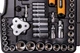Набір інструментів MASTERTOOL PROFI ¼"&⅜"&½"&TORX 121 шт 4-13 мм 9-19 мм 20-32 мм Е8-Е20 CrV50BV30 протиударний кейс 78-5121 - изображение 4