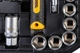 Набір інструментів MASTERTOOL ⅜" 39 шт 8-22 мм CrV кейс з металевими замками 78-3039 - зображення 5