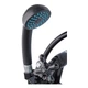 Змішувач для ванної Plamix Sirius-140 Black (зі шлангом та лійкою) (PM0638) ( 28746 ) - зображення 2
