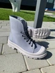 Высокие кеды женские хайтопы светло серого цвета DALAS GRAY 40 - изображение 5