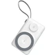 Powerbank павербанк УМБ Choetech Magnetic Wireless 20000mAh 22.5W USB 2xType-C PD QC3.0 Apple Watch charger White (B696-GW) - зображення 2