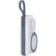 Powerbank павербанк УМБ Choetech Magnetic Wireless 20000mAh 22.5W USB 2xType-C PD QC3.0 Apple Watch charger White (B696-GW) - зображення 3