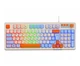 Клавиатура игровая Maxxter KBG3C01 USB White-Blue - изображение 2