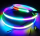 Адресна світлодіодна стрічка ws2811 RGB COB 24в 576 led - зображення 2