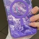 Протиударний Чохол TPU Shiny Mountain (MagFit) для Apple iPhone 16e (6.1") Purple - зображення 2
