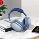 Бездротові навушники HOCO W55 Pleasing BT headphones Sky Blue (6942007632690) - изображение 4