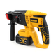Акумуляторний безщітковий перфоратор DeWalt DCH133NT 36V, 6AH, 1,8 Дж, 2 Li-Ion АКБ, зарядний пристрій (П01-011) - зображення 6