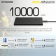 Павербанк Nitecore NB10000 GEN2 на 10000mAh ультралегкий с корпусом из углеволокна и быстрой зарядкой, Black - изображение 6