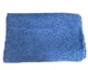 Простынь махровая жаккардовая Parisa Home 200х220 плотность 400 г/м2 синяя - изображение 1