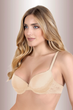 Бюстгальтер push-up с кружевом бежевый Leilieve 4100 65B - изображение 2