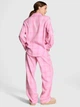 Пижама с штанами Flannel Long PJ Set Pink размер S - изображение 2