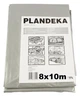 Тент брезент Wimar PLANDEKA тарпаулин защитный 8м х 10м (110 г/м²) - изображение 2