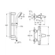Змішувач для ванни Grohe Grohtherm 800 34567000 з душовим гарнітуром 27853001 (34567001) - изображение 2