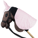 Akcesoria dla konia Hobby Horse Skippi Derka i nauszniki Różowy (5906361450292) - obraz 2