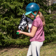Duży koń na kiju Hobby Horse Skippi z kantarem i wodzami Caro - srokaty (5906361450094) - obraz 6