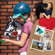 Duży koń na kiju Hobby Horse Skippi z kantarem i wodzami Caro - srokaty (5906361450094) - obraz 4