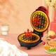 Компактна вафельниця для приготування бельгійських вафель - зображення 5