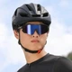 Велошлем West Biking YP0708113 аеродинамічний дихаючий 58-61 см Чорний (1015-547-00) - зображення 5