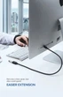 Підовжувач UGREEN US129 USB 3.0 Extension Male Cable 1.5m (Black)(UGR-30126) (UGR-30126) - зображення 4