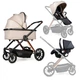 Универсальная коляска 3в1 Ninos Estrella Beige Gold - изображение 1
