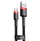 Кабель Baseus USB - Type-C 3метра 2A Cafule Black/Red (CATKLF-U91) - изображение 3