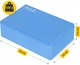 Блок для йоги 4FIZJO 23 x 15 x 7.6 см Blue (P-5907222931394) - изображение 2