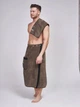 Набор для сауны Полотенце юбка микрофибра 85х150 Кофейный (Д-novo-m-sauna-0018) - изображение 2