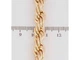 Ланцюжок XUPING Позолота 18K "Плетіння Мотузка" довжина 60см х 9мм 214025 - изображение 2
