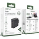 Зарядний пристрій Acefast A94 100W 3xType-C 1xUSB Gan Fast Charger Black (6974316283133) - зображення 5