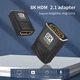 Соединитель HDMI 2.1, F to F, 8K 60Hz, 4K 144Hz, 28mm, Black - изображение 4