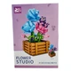 Конструктор Flower Studio Розы в вазе на 550 деталей (9109A) - изображение 2