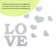 Зеркальный декор акриловый самоклеющийся Love серебро 11шт Sticker Wall 130х130 мм (SW-00002495) - изображение 2