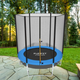 Батут Funfit 6ft (183 см) синий с внешней сеткой: до 90 кг, для детей, взрослых, дачи, улицы - изображение 2