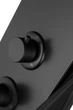Душевая панель Corsan Alto black с изливом A017MBLW - изображение 2