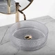 Умивальник Rea Cristal 35 light grey накладний REA-U9615 - зображення 2