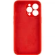 Чохол Silicone Premium case з захистом камери для iPhone 12 Pro Max Full Camera Protective red 9669 - изображение 3
