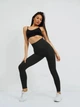 Женские лосины пуш ап базовые спортивные с двойным Push Up эффектом для тренировок L Черный (17014556) - изображение 4