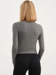 Жіночий топ Giulia Crop Top Poppy Seed L/XL Сірий колір - изображение 2