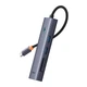 USB Hub Baseus Flite 7-Port Type-C to HDMI4K 60Hz*1+USB3.0*2+PD*1+RJ45*1+SD/TF3.0*1 Сірий (B00052805813-00) - зображення 3