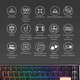 Клавіатура Ducky One 3 SF Cherry MX Red RGB Black UA (DKON2167ST-RUAPXCLAWSC1) - зображення 5