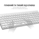 Клавіатура OfficePro SK985W Wireless White (SK985W) - изображение 9
