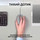 Беспроводная мышь Logitech M110 USB Silent Mid Gray (L910-006760) (910-006760) - изображение 4