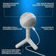Микрофон Logitech Yeti Orb RGB Off-White (988-000558) - изображение 4