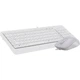 Комплект (Клавиатура и мышь) A4Tech F1512 Fstyler USB White (F1512 (White)) - изображение 2
